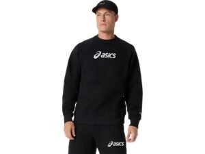ASICS LOGO FLEECE CREW-NECK TOP