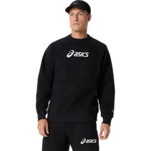 ASICS LOGO FLEECE CREW-NECK TOP